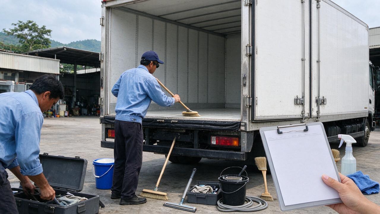 Chuẩn bị trước khi vệ sinh