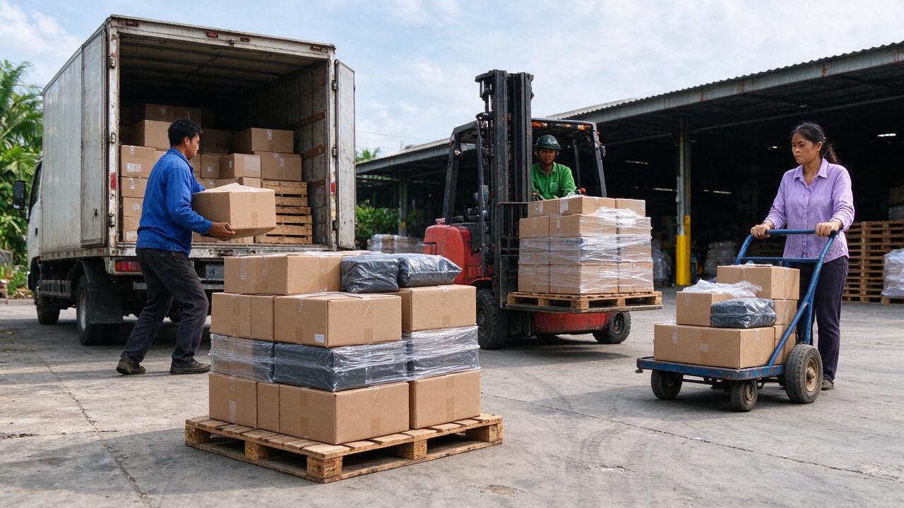 Bước 2: Xác định loại hàng hóa và phương thức bốc dỡ
