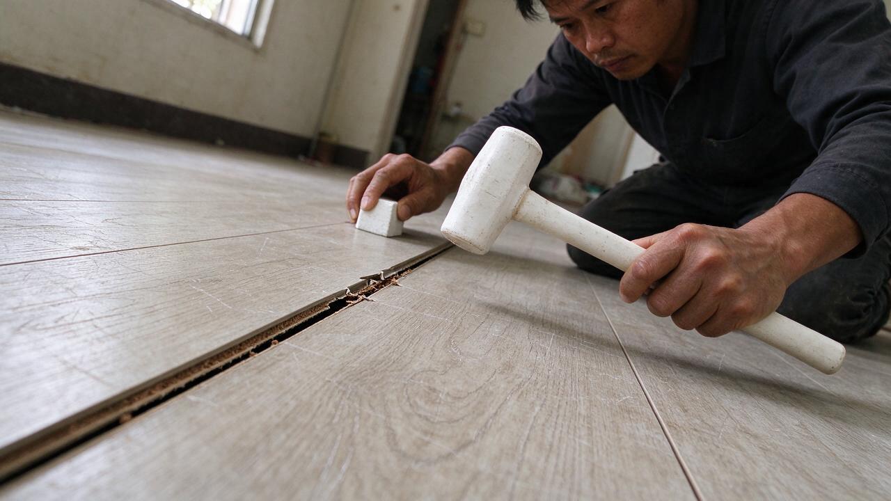 Lỗi 1: Lắp đặt không khít hèm khóa và cách khắc phục